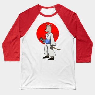 Samurai Llama Baseball T-Shirt